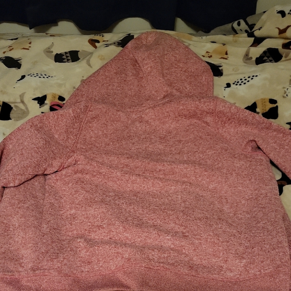 Sonoma Kohls Pink Sherpa Fleece Hooded Zip-Up Jacket Womans XL - Picture 8 of 10